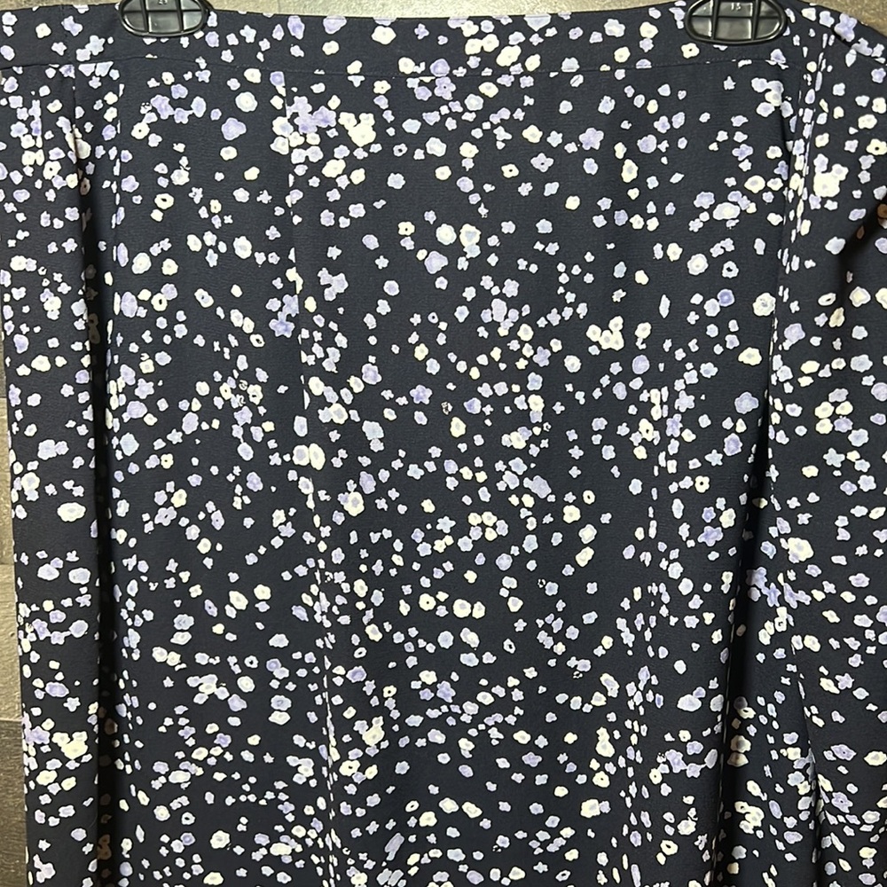 Pretty Pendleton Black With Violet And White Flow… - image 2